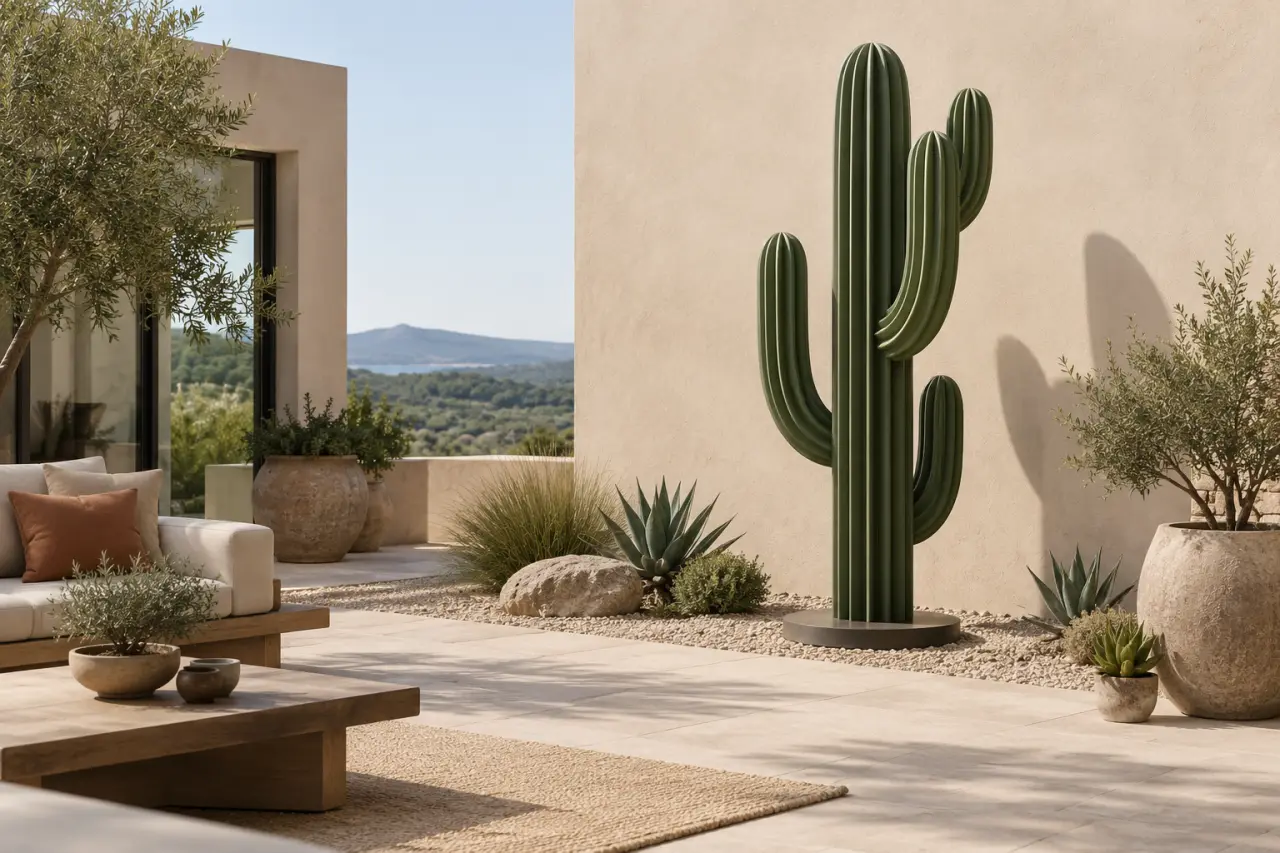 Cactus décoration extérieur : du relief sans arrosage, à condition de bien l’ancrer