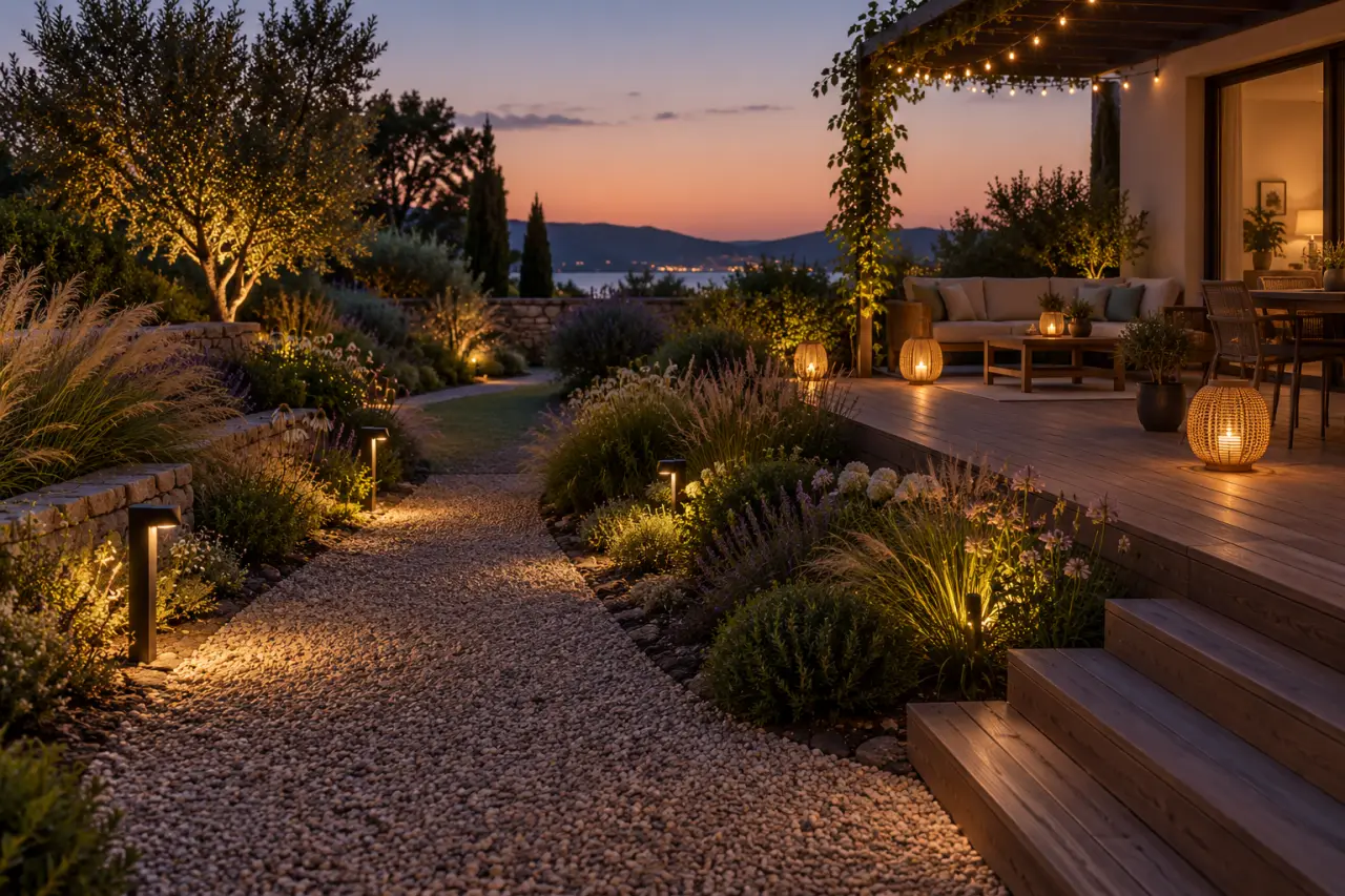 Décoration solaire pour jardin : quels modèles choisir pour éclairer les chemins, les massifs et la terrasse sans éblouir ?