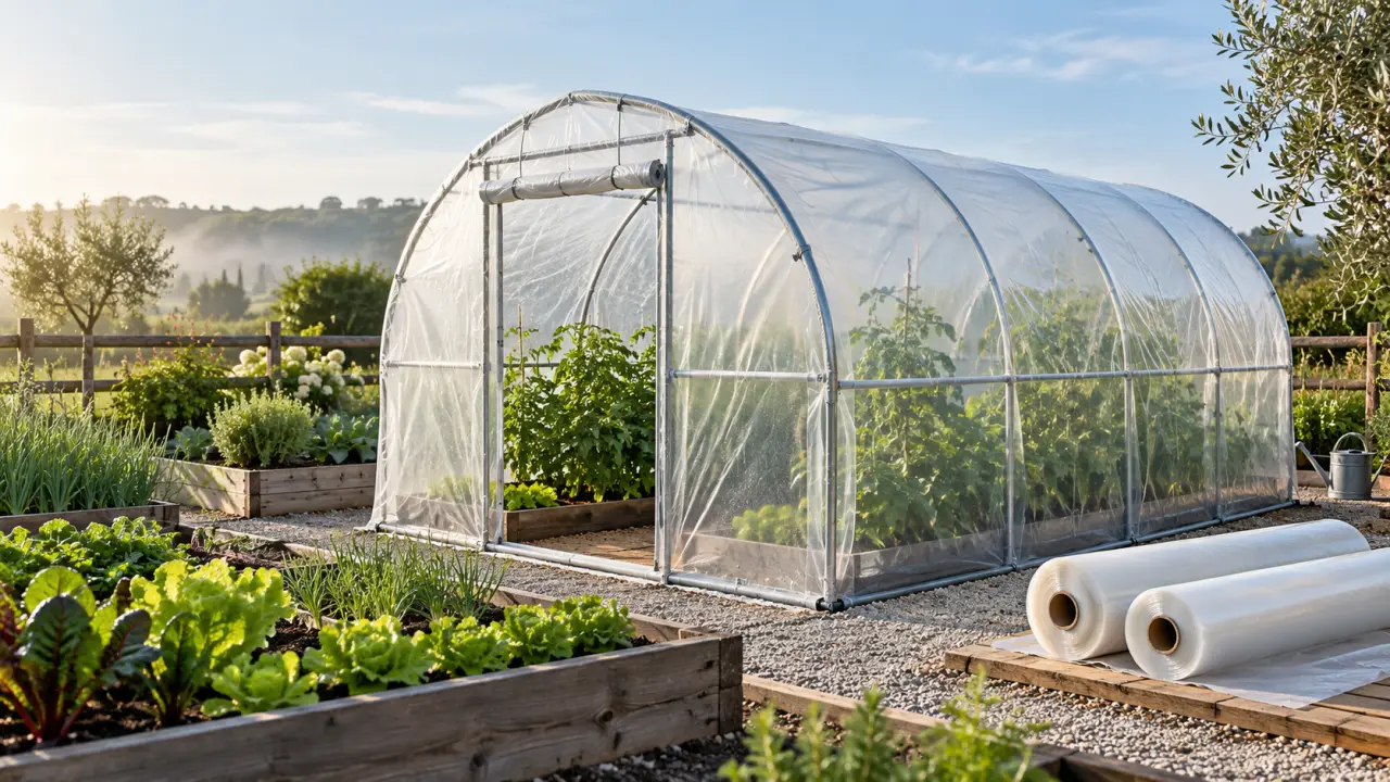 Plastique pour serre de jardin : 150 ou 200 microns ne suffisent pas à choisir