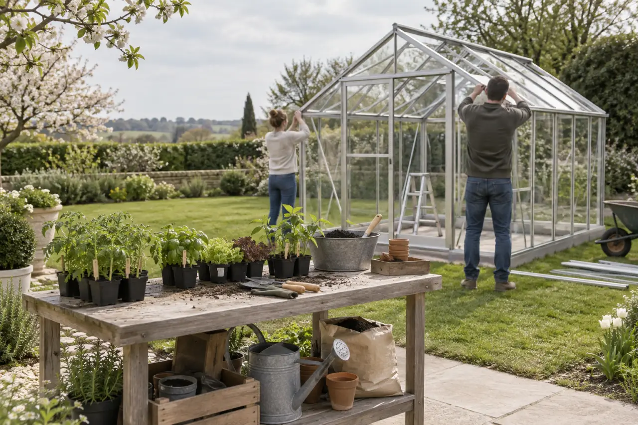 Installer la serre et choisir les plants avant de planter
